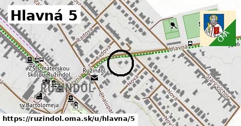 Hlavná 5, Ružindol