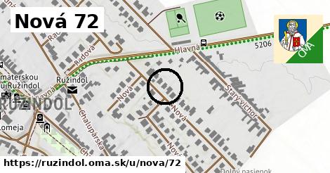 Nová 72, Ružindol