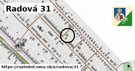 Radová 31, Ružindol