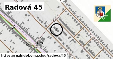 Radová 45, Ružindol