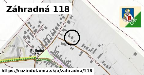 Záhradná 118, Ružindol