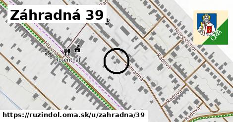 Záhradná 39, Ružindol