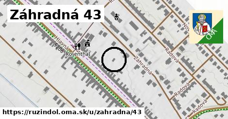 Záhradná 43, Ružindol