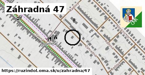 Záhradná 47, Ružindol