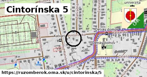 Cintorínska 5, Ružomberok