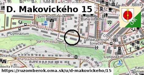 D. Makovického 15, Ružomberok