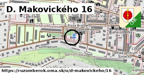 D. Makovického 16, Ružomberok