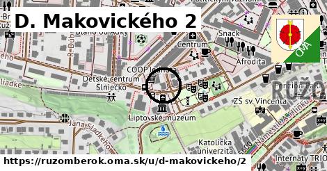 D. Makovického 2, Ružomberok