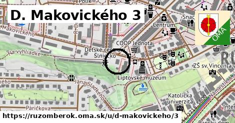 D. Makovického 3, Ružomberok