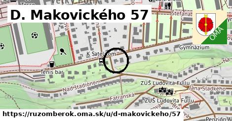 D. Makovického 57, Ružomberok
