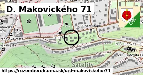 D. Makovického 71, Ružomberok