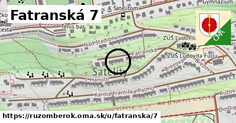 Fatranská 7, Ružomberok