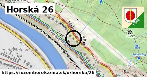 Horská 26, Ružomberok