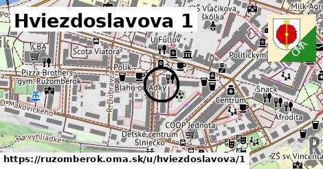 Hviezdoslavova 1, Ružomberok