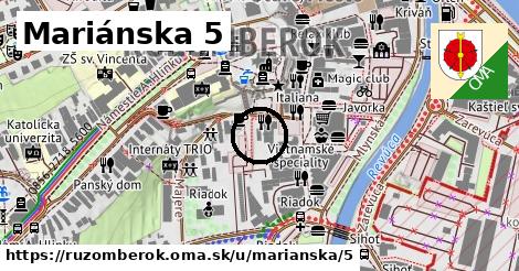 Mariánska 5, Ružomberok