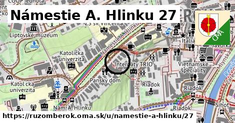 Námestie A. Hlinku 27, Ružomberok