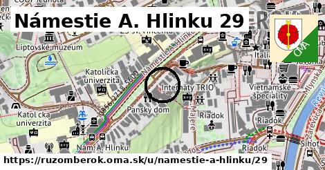 Námestie A. Hlinku 29, Ružomberok