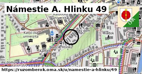 Námestie A. Hlinku 49, Ružomberok