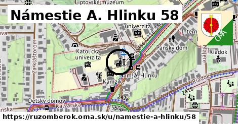 Námestie A. Hlinku 58, Ružomberok