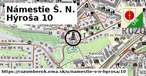 Námestie Š. N. Hýroša 10, Ružomberok