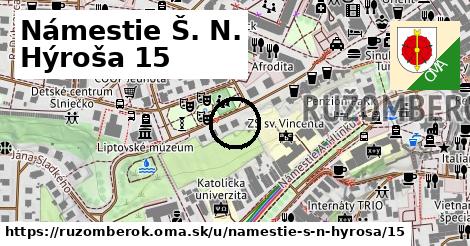 Námestie Š. N. Hýroša 15, Ružomberok