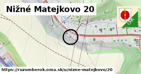 Nižné Matejkovo 20, Ružomberok