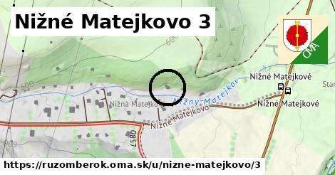 Nižné Matejkovo 3, Ružomberok