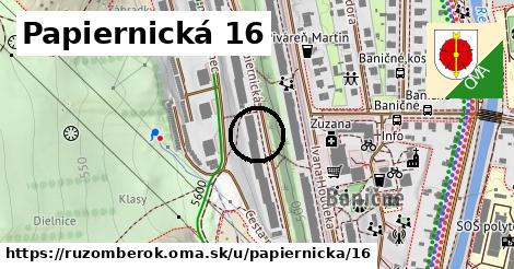 Papiernická 16, Ružomberok