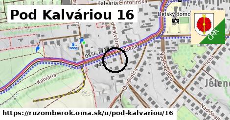 Pod Kalváriou 16, Ružomberok