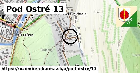 Pod Ostré 13, Ružomberok