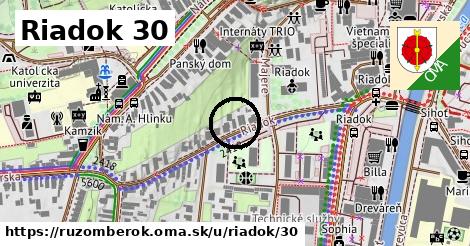 Riadok 30, Ružomberok