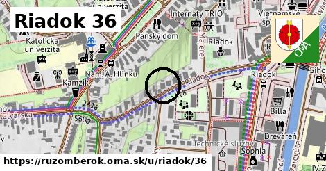 Riadok 36, Ružomberok