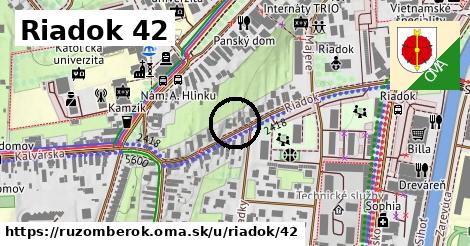 Riadok 42, Ružomberok