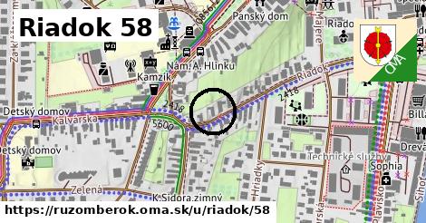 Riadok 58, Ružomberok