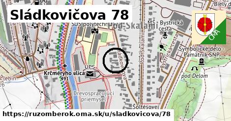 Sládkovičova 78, Ružomberok