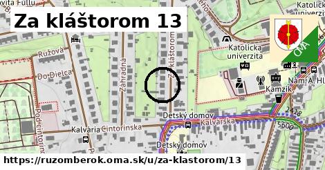 Za kláštorom 13, Ružomberok