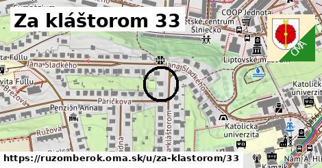 Za kláštorom 33, Ružomberok