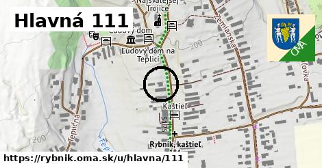 Hlavná 111, Rybník