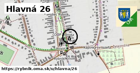 Hlavná 26, Rybník