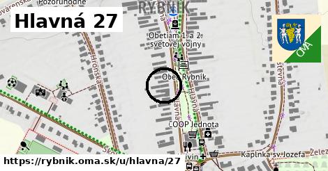 Hlavná 27, Rybník