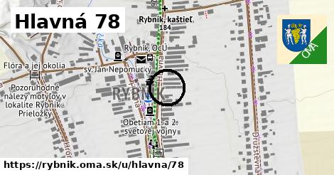 Hlavná 78, Rybník