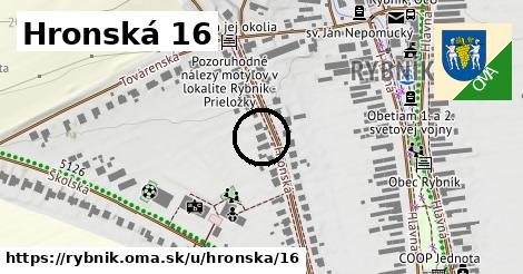 Hronská 16, Rybník