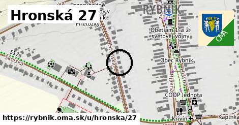 Hronská 27, Rybník