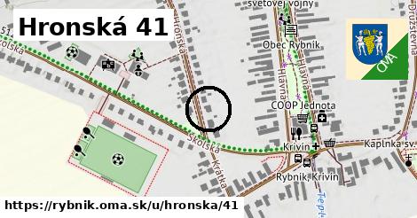 Hronská 41, Rybník