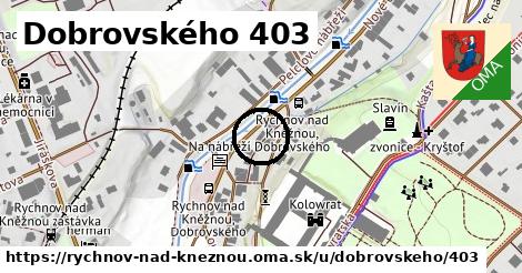 Dobrovského 403, Rychnov nad Kněžnou