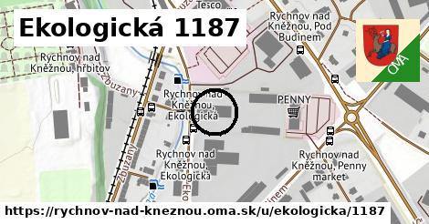 Ekologická 1187, Rychnov nad Kněžnou