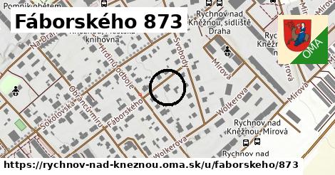 Fáborského 873, Rychnov nad Kněžnou