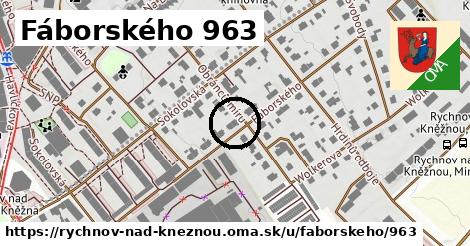 Fáborského 963, Rychnov nad Kněžnou