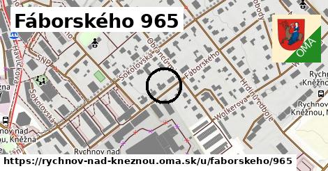 Fáborského 965, Rychnov nad Kněžnou