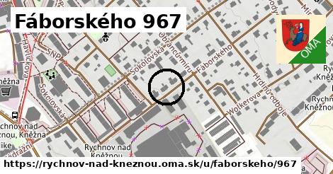 Fáborského 967, Rychnov nad Kněžnou